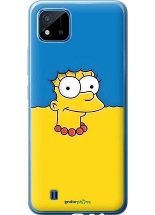 Чехол на realme c20a мардж флаг украины риалми с20а