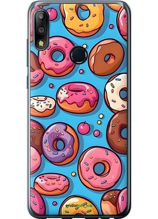 Чохол на asus zenfone max pro m2 zb631kl пончики