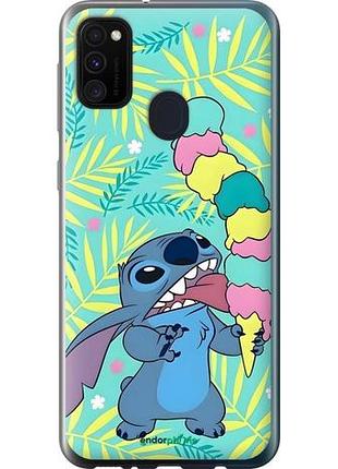 Чехол на samsung galaxy m21 m215f стич самсунг м21 м215ф