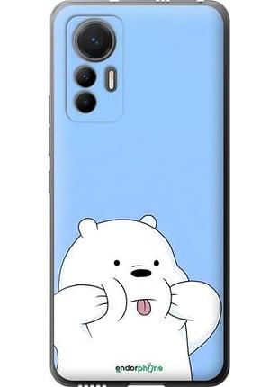 Чехол на xiaomi 12 lite милый мишка сяоми 12 лайт