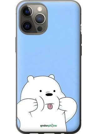 Чехол на iphone 12 pro max милый мишка айфон 12 про макс