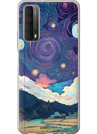 Чехол на huawei p smart 2021 креатинвый арт хуавей п смарт 2021