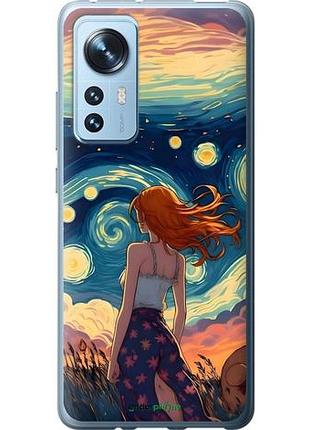 Чохол на xiaomi 12x дівчина арт