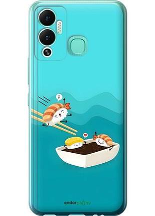 Чехол на infinix hot 12 play суши инфикс хот 12 плей