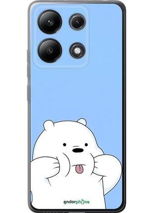 Чехол на xiaomi redmi note 13 4g милый мишка сяоми редми ноут 13 4г
