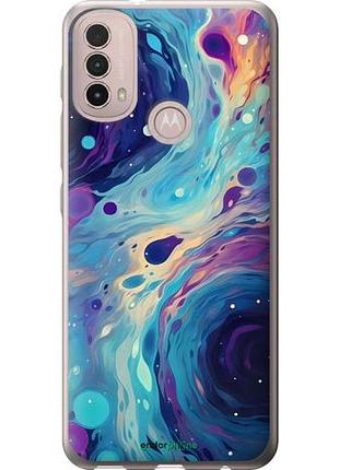 Чехол на motorola e40 арт акварель моторола е40