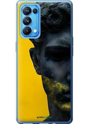 Чехол на oppo reno5 pro статуя арт