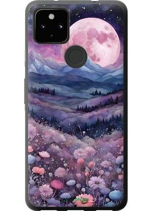 Чехол на google pixel 5a ночь луна арт гугл пиксель 5а