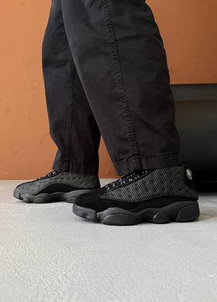 Nike air jordan 13 retro black cat
