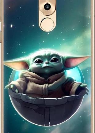 Чехол на huawei honor 6x малыш йода, грогу хуавей хонор 6х