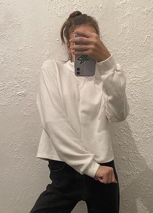Светр білий zara
