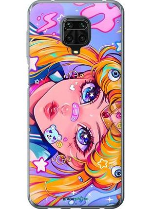 Чехол на xiaomi redmi note 9s сейлор мун 4 сяоми редми ноут 9с