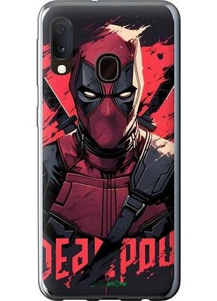 Чехол на samsung galaxy a20e a202f дэдпул, deadpool самсунг а20e а202ф