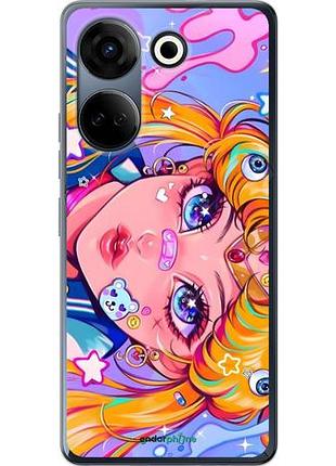 Чехол на tecno camon 20 pro сейлор мун 4 текно камон 20 про