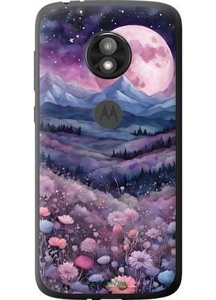 Чехол на motorola moto e5 play ночь луна арт моторола мото е5 плей
