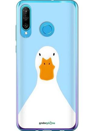 Чехол на huawei p30 lite гусь хуавей п30 лайт