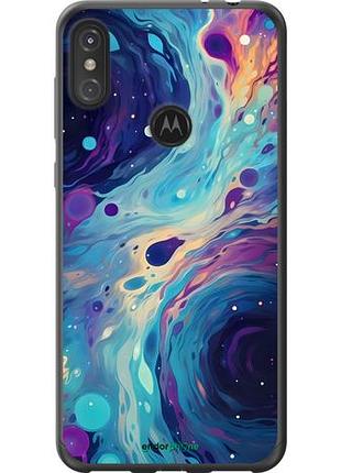 Чехол на motorola one power арт акварель моторола ван повер