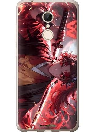 Чехол на xiaomi redmi 5 аниме самурай сяоми редми 5