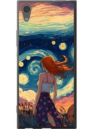 Чохол на sony xperia xa1 g3112 дівчина арт