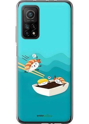 Чехол на xiaomi mi 10t pro суши сяоми ми 10т про