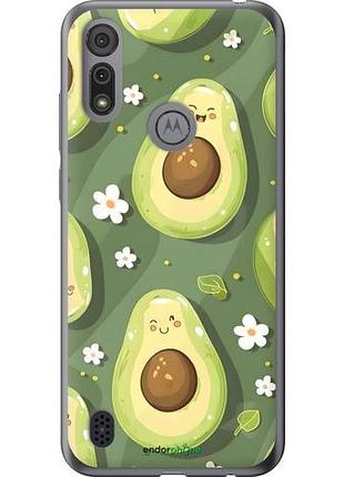 Чехол на motorola e6i авокадо