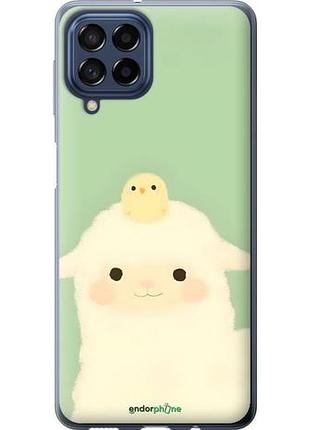 Чехол на samsung galaxy m53 m536b барашек и ципленок самсунг м53 м536б