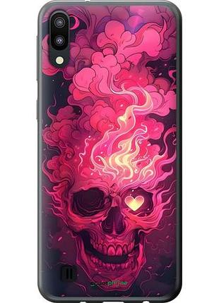 Чехол на samsung galaxy m10 череп арт самсунг м10
