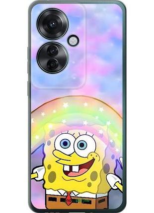 Чехол на oppo reno11 f спанч боб, sponge bob оппо рено11 ф