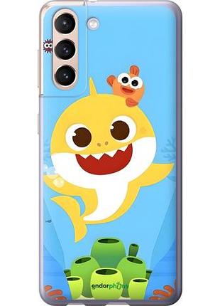 Чехол на samsung galaxy s21 бейби шарк самсунг с21