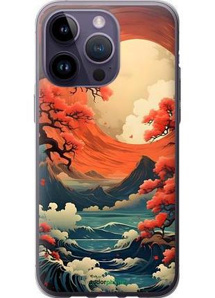 Чехол на iphone 14 pro max природа японии айфон 14 про макс