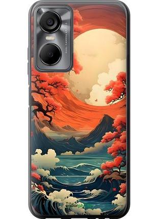 Чехол на tecno pop 6 pro be8 природа японии текно поп 6 про бе8