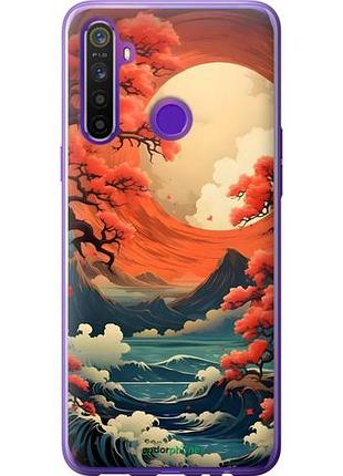 Чехол на realme 6i природа японии риалми 6и