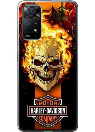 Чехол на xiaomi redmi note 11 харлей девидсон сяоми редми ноут 11
