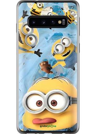 Чехол на samsung galaxy s10 миньоны самсунг с10