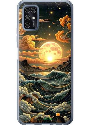 Чехол на zte blade v2020 smart арт волны зте блейд в2020 смарт