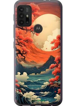 Чохол на motorola moto g30 природа японії