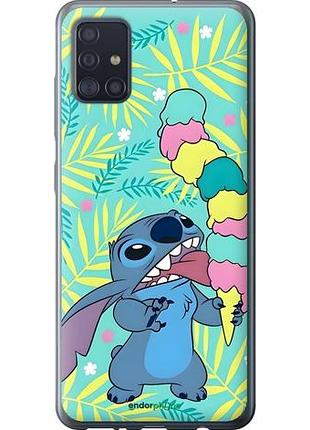 Чехол на samsung galaxy a51 2020 a515f стич самсунг а51 2020 а515ф