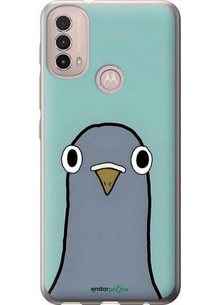 Чохол на motorola e40 блакитний