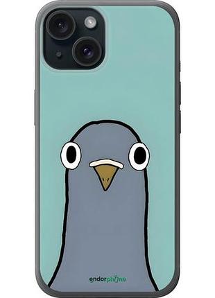 Чехол на iphone 15 голубь айфон 15
