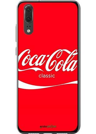 Чехол на huawei p20 кока кола