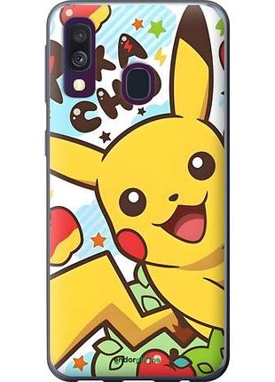 Чехол на samsung galaxy a40 2019 a405f пикачу 2 самсунг а40 2019 а405ф2