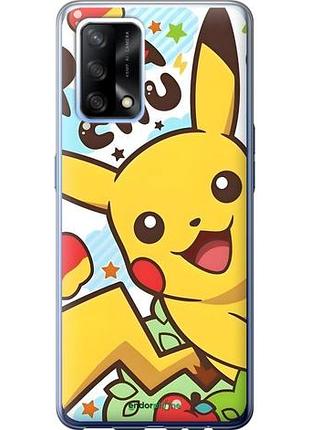 Чехол на oppo a74 пикачу 2