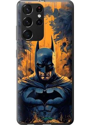 Чехол на samsung galaxy s21 ultra (5g) бетмен, batman самсунг с21 ультра (5г)
