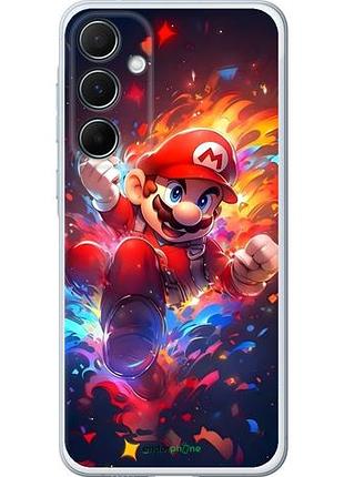 Чохол на samsung galaxy a55 супер маріо