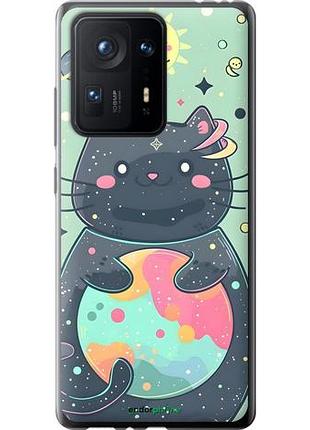 Чехол на xiaomi mix 4 милый котик сяоми микс 4