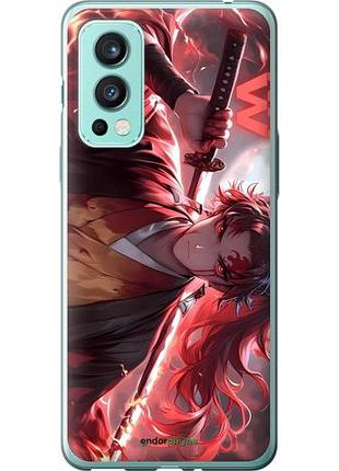 Чехол на oneplus nord 2 аниме воин