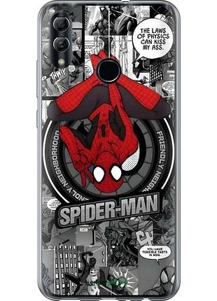 Чехол на huawei honor 10 lite человек паук, spiderman хуавей хонор 10 лайт