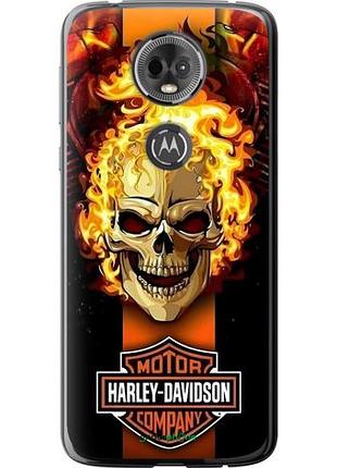Чохол на motorola moto e5 plus харлей девідсон