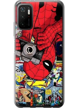 Чехол на xiaomi poco m3 pro человек паук, spiderman 2 сяоми поко м3 про 2