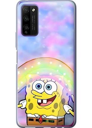 Чехол на huawei honor 30 lite спанч боб